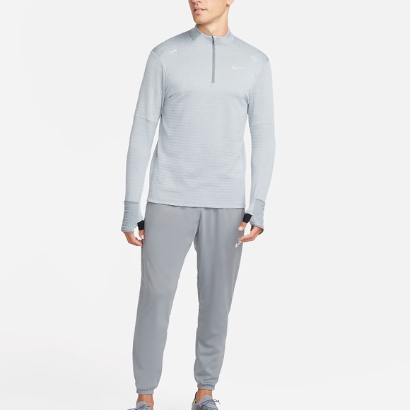 Nike Therma-FIT Repel Element 1/4 Zip Running Top DD5662-084 (Smoke Grey) - Picture 4 of 9